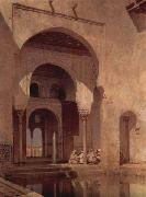 Adolf Seel Alhambra oil painting